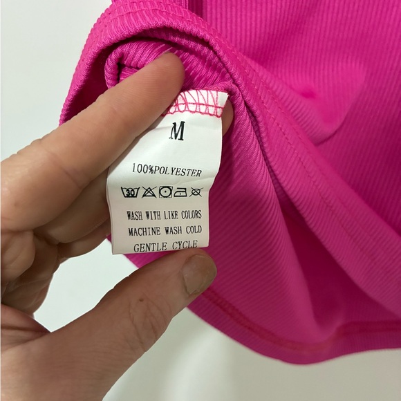 Pink Ruffle Sleeve Top - Picture 3 of 4